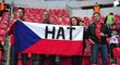 Čeští fanoušci v Edenu při prvním utkání jednadvacítky na domácím ME