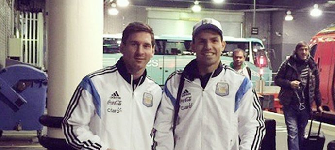 Lionel Messi a Sergio Agüero spolu mají výborný vztah
