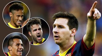 Neymar, Fábregas, Sánchez... Kdo v Barceloně nahradí Messiho?