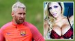 Hvězda Barcelony Lionel Messi čelí dalšímu osobnímu útoku. Modelka Xoana Gonzales tvrdí, že je v posteli jako mrtvola.