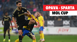 SESTŘIH: Opava - Sparta 0:2. Letenští potřetí v řadě ve finále poháru