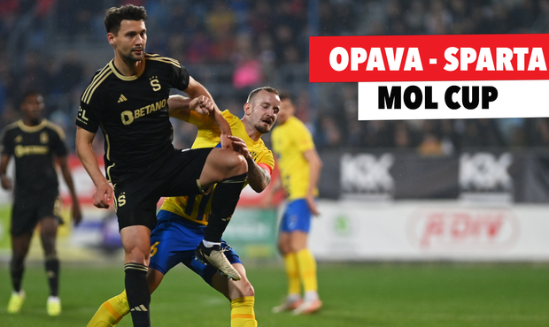 SESTŘIH: Opava - Sparta 0:2. Letenští potřetí v řadě ve finále poháru