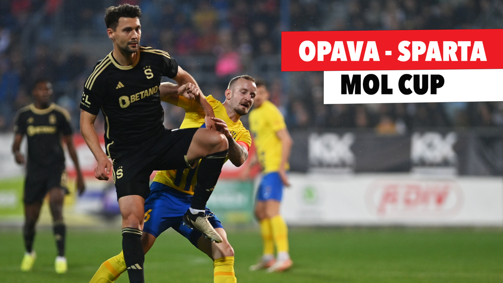 SESTŘIH: Opava - Sparta 0:2. Letenští potřetí v řadě ve finále poháru SESTŘIH: Opava - Sparta 0:2. Letenští potřetí v řadě ve finále poháru