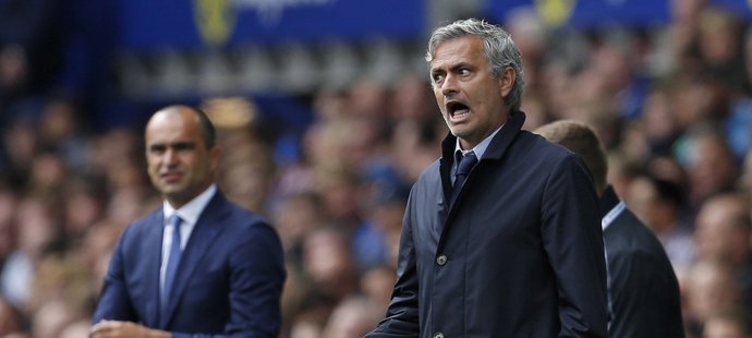 Trenér Chelsea José Mourinho se po porážce s Evertonem nevyvaroval hrubého chování