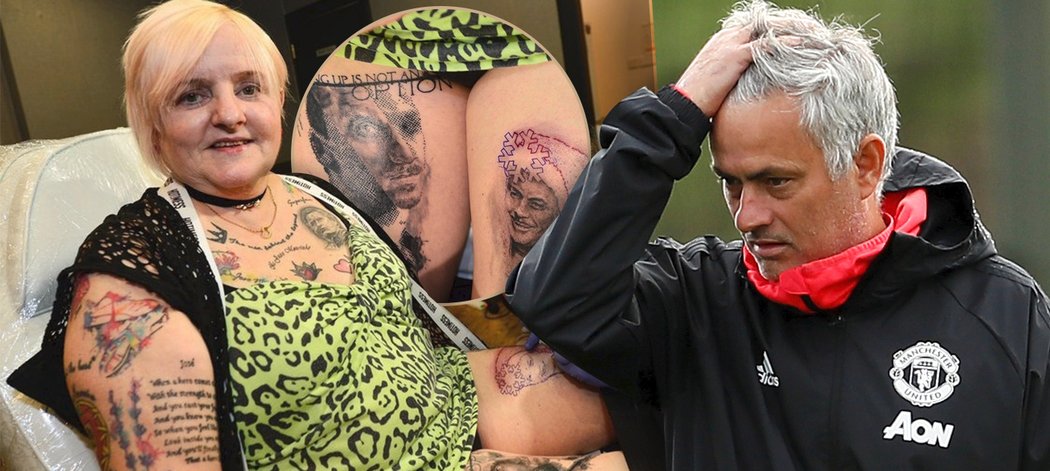 Oddaná fanynka Josého Mourinha ukázala, kde se kvůli svému idolu nechala všude tetovat