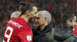 Jose Mourinho věří, že Zlatan Ibrahimovic může v United pokračovat