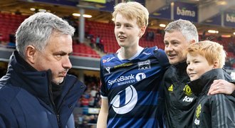 Přestřelka Mourinho vs. Solskjaer. Syn kouče United vtipně řekl, co si myslí