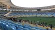 Na Maracaná zůstala většina sedaček při prvním utkání prázdných