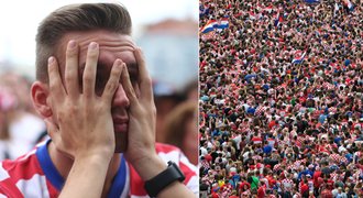 U Chorvatů při finále! Reportérka na ramenou, pak zklamání i hrdost
