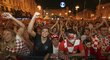 Radost chorvatských fanoušků v Záhřebu po postupu do finále MS