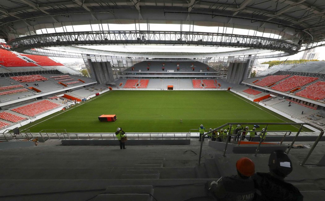 Stadion v Jekatěrinburgu je nejmenší arénou pro MS ve fotbale 2018