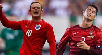 Rooney: Nejsem jako Ronaldo, nehraju fotbal kvůli vlastní slávě