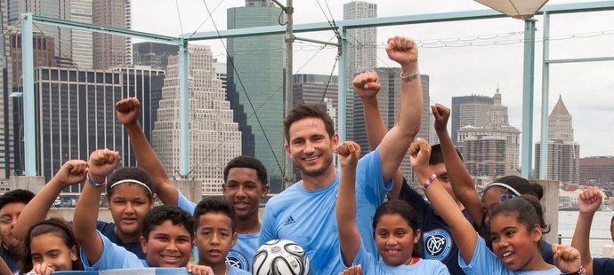 Frank Lampard se společně s Davidem Villou stal největší hvězdou nově založeného klubu FC New York City