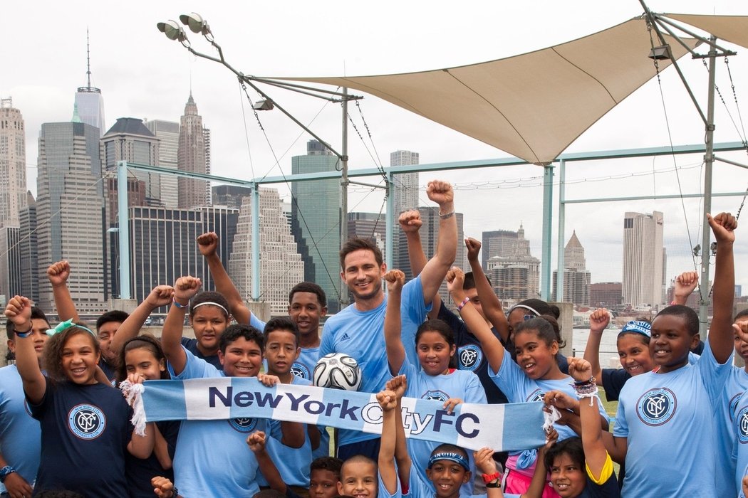 Frank Lampard se společně s Davidem Villou stal největší hvězdou nově založeného klubu FC New York City