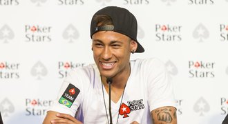 Hvězdný Neymar se dal na poker: Chce být úspěšný, jako ve fotbale!