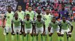 Fotbalisté Nigérie nastoupili v nových dresech při přátelském utkání v Anglii