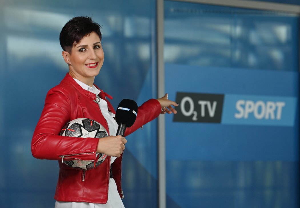 Reportérka O2 TV Sport Tereza Kubíčková