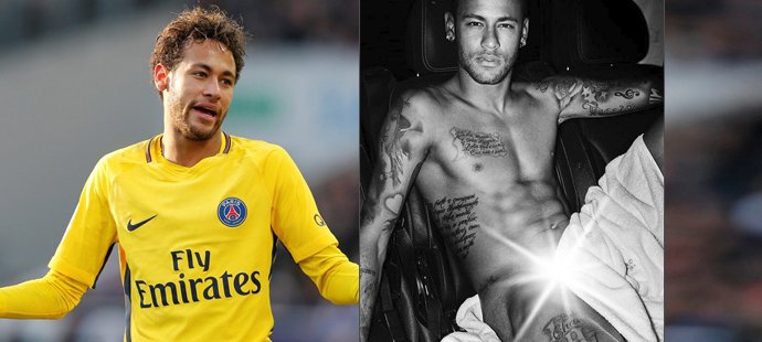Ženy po něm touží, i když nesledují fotbal. Chtějí ho. Tak tady ho máte! Hvězdný Brazilec Neymar se svléknul!