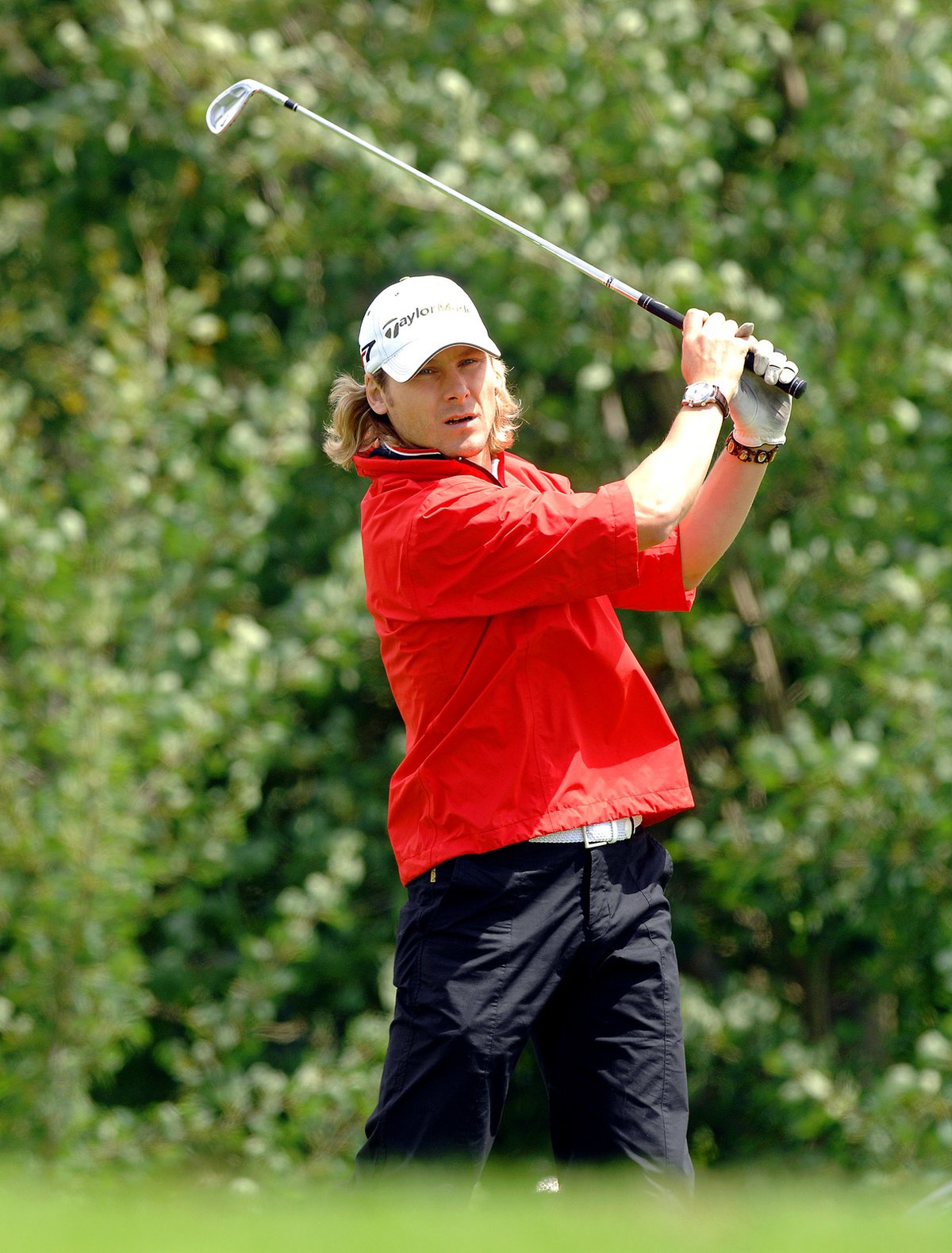 2007. Pavel Nedvěd na golfu v Mariánských lázních.