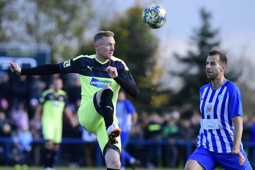 Fotbalisté Plzně byli v souboji na půdě Chlumce jasným favoritem