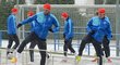 Fotbalisté Plzně zahájili zimní přípravu na sněhu