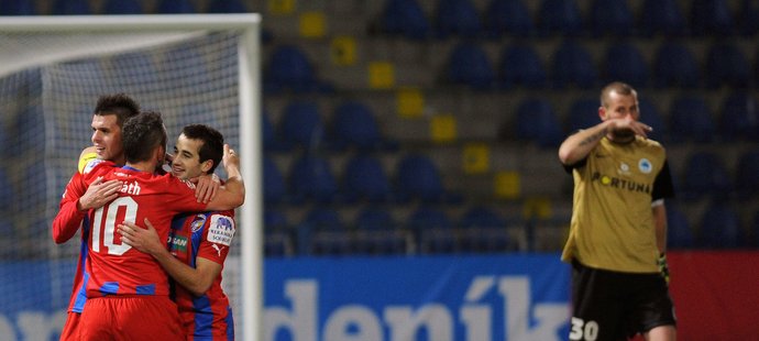Prvního ligového gólu v kariéře se David Štípek dočkal o víkendu proti Liberci