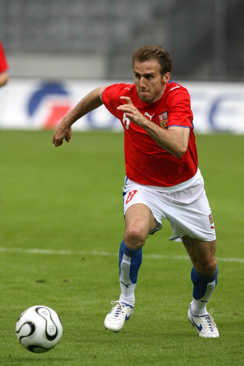 S reprezentační kariérou se Poborský rozloučil v roce 2006.