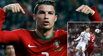 VIDEO: Pozor, hlavičkuje Ronaldo! Podobně zničil Švédy i Česko