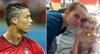 Proč měl Ronaldo jizvu na hlavě? Pomohl dítěti po operaci mozku