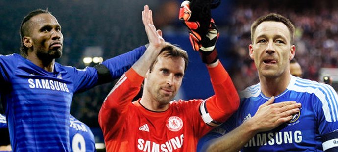 Veteráni Chelsea Didier Drogba, Petr Čech a John Terry plní v týmu dost odlišné role