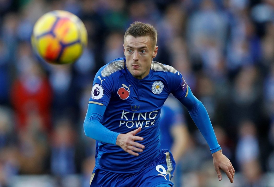 Jamie Vardy vyšel v utkání proti Stoke gólově naprázdno