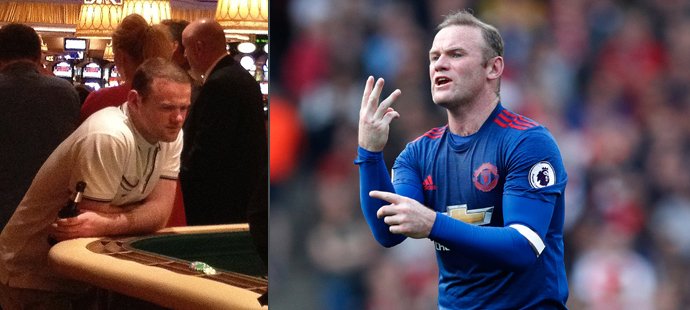 Wayne Rooney se v kasinu překonal. Za pouhé dvě hodiny dokázal na ruletě prohrát v přepočtu 14,5 milionu korun!