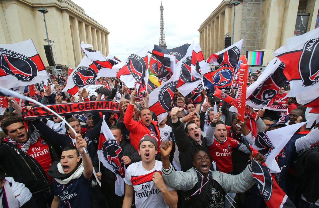 V centru francouzské metropole bylo při oslavách titulu Paris St. Germain pořádně živo