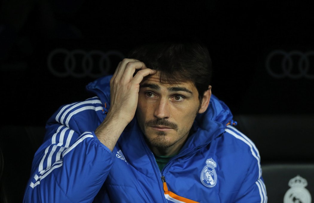 Iker Casillas už mezi náhradníky patří v Realu Madrid stabilně