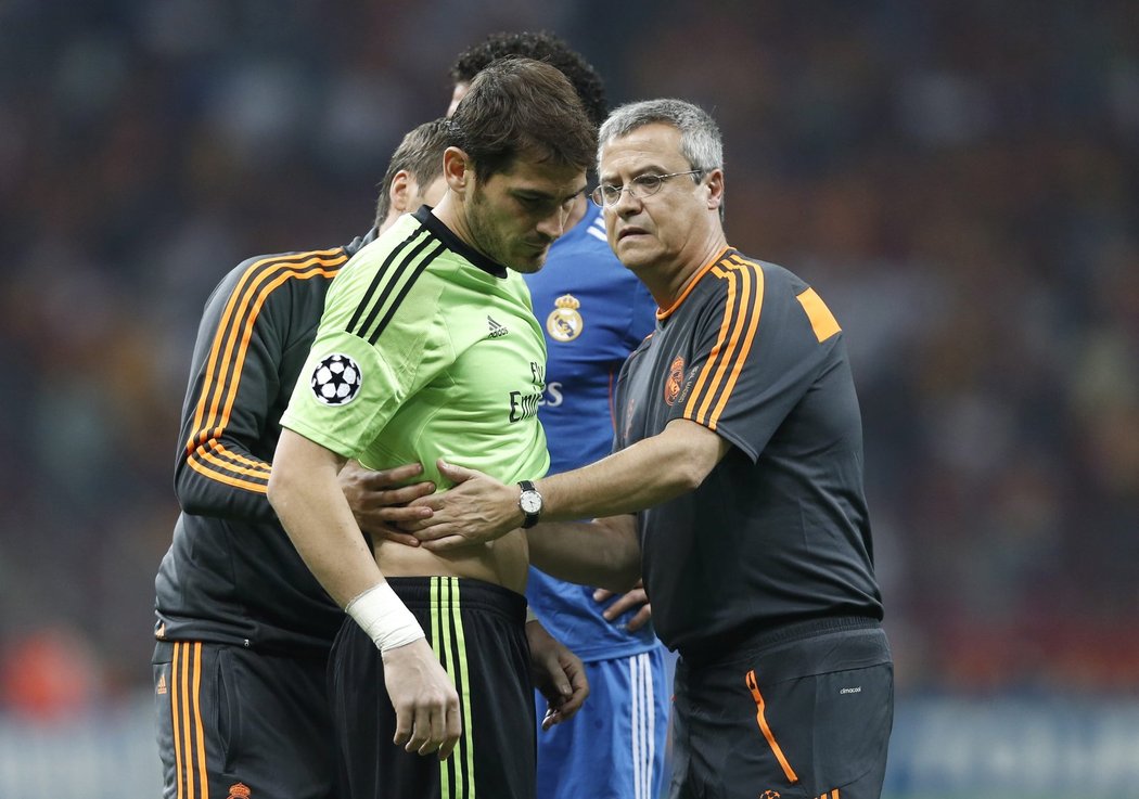 Iker Casillas si za Real Madrid příliš nezachytal. Už po necelé čtvrthodině musel kvůli zranění střídat.