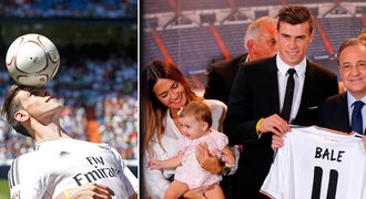 FOTO: Bale už má v Realu svůj dres! Při uvítání ukázal také svoji dceru