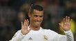 Cristiano Ronaldo slaví gól, kterým porazil Barcelonu