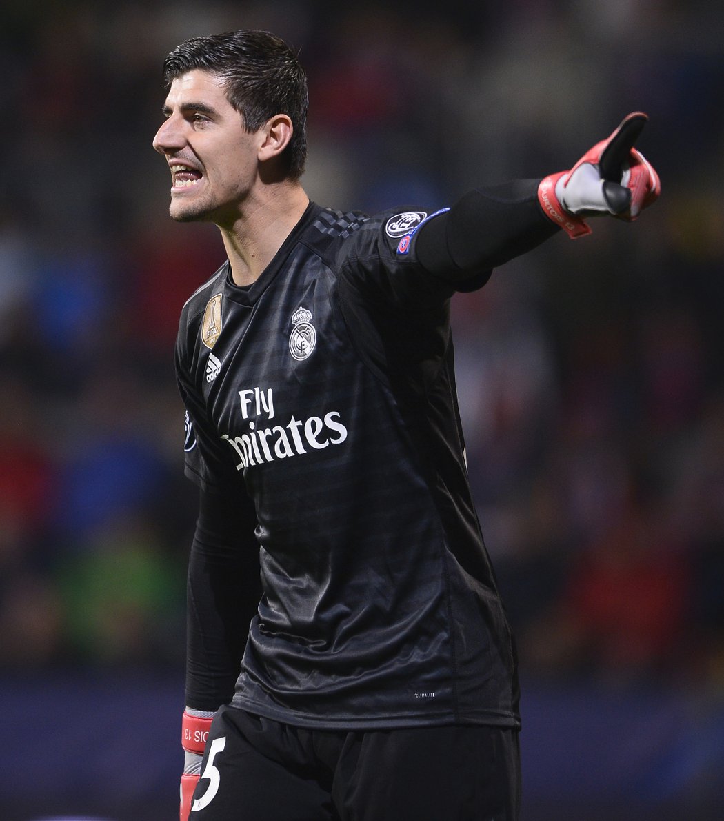 Brankář Thibaut Courtois prožívá první sezonu v dresu Realu Madrid