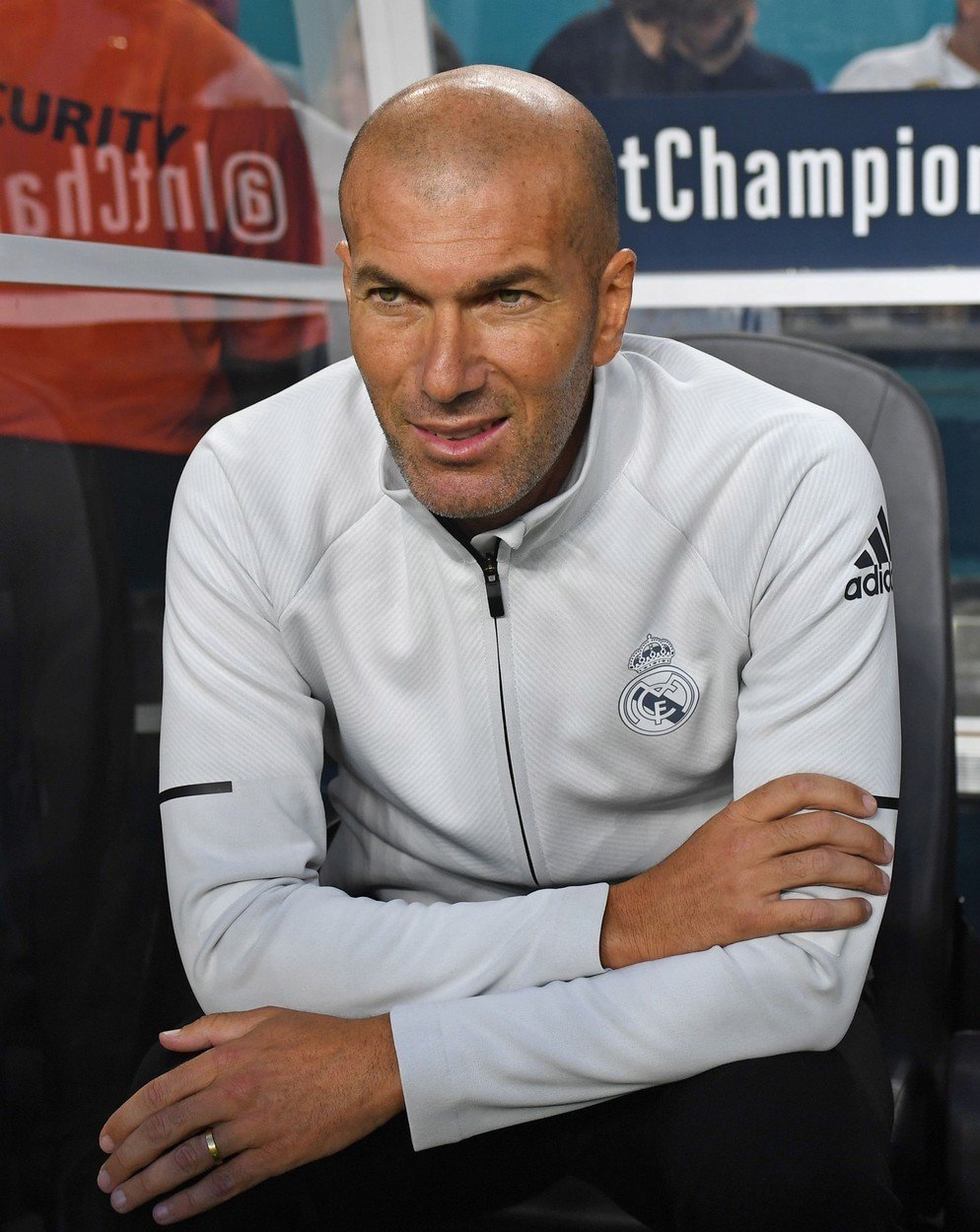 Trenér Realu Madrid Zinedine Zidane na zámořském turné