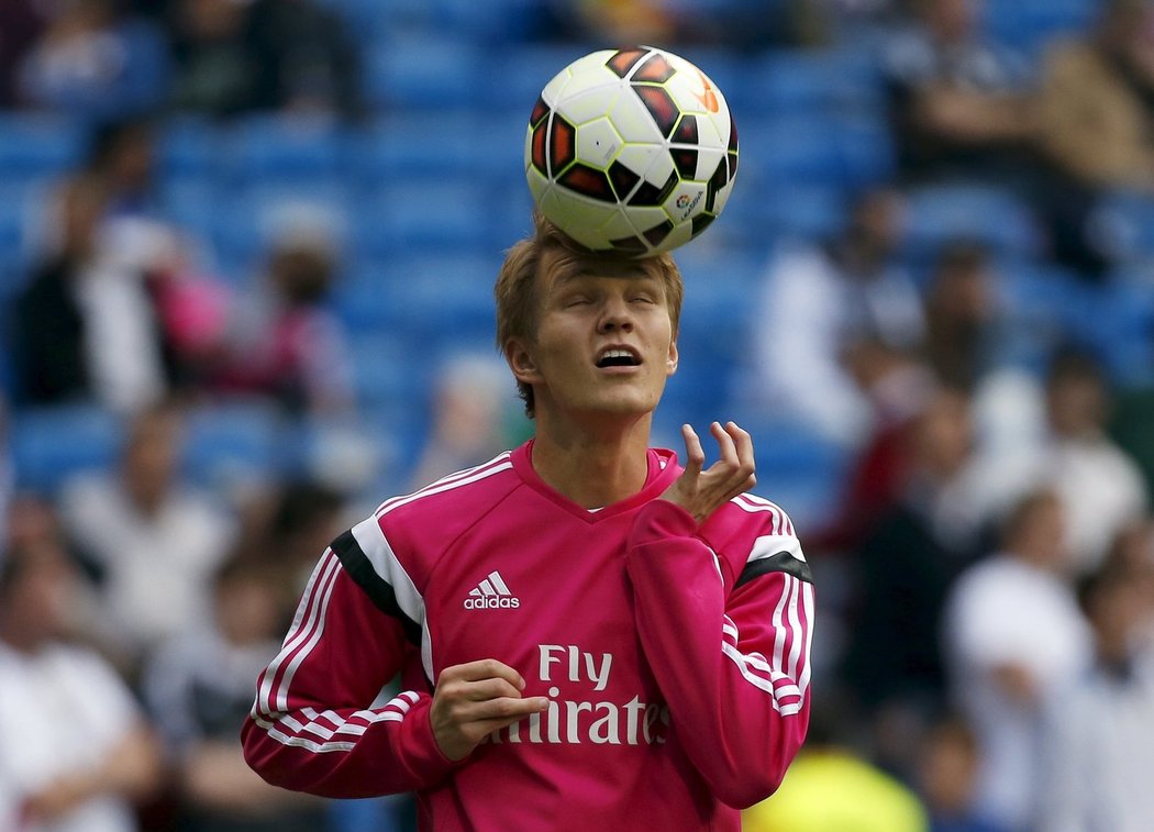 Supertalent Martin Ödegaard čeká na svůj první start za Real Madrid