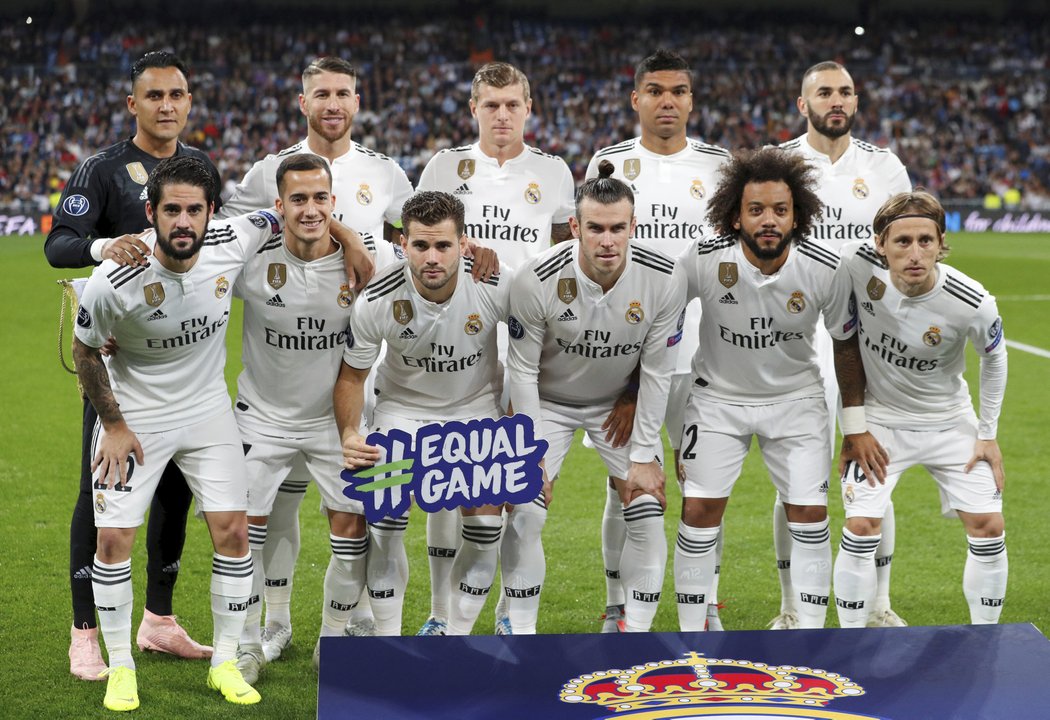 Základní sestava Realu Madrid proti Plzni