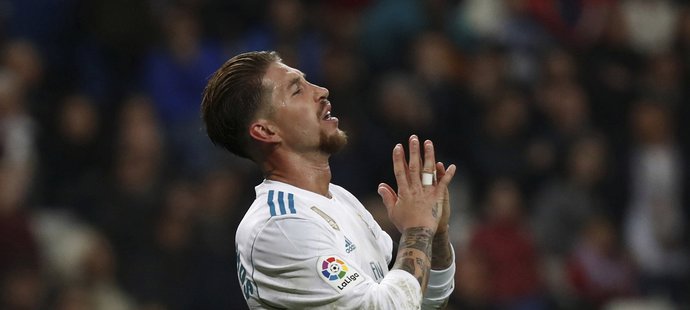 Kapitán Realu Madrid Sergio Ramos po vyřazení s Leganes