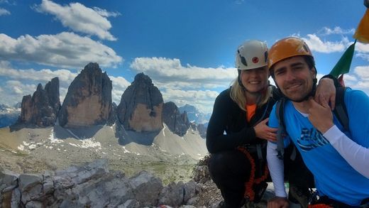 S přítelem je Domnosilová naladěna na stejnou notu. Po horách lezou oba dva. S přítelem je Domnosilová naladěna na stejnou notu. Po horách lezou oba dva.