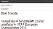 "Drazí přátelé, chci vám pogratulovat k postupu na mistrovství Evropy." Dany Blind, kouč Nizozemska. Zhruba takový mail přišel na Strahov.