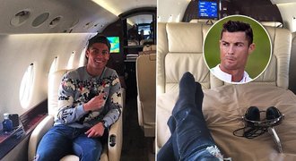 Na co si Ronaldo nejvíc potrpí? Na zápasy létá v tomhle luxusu