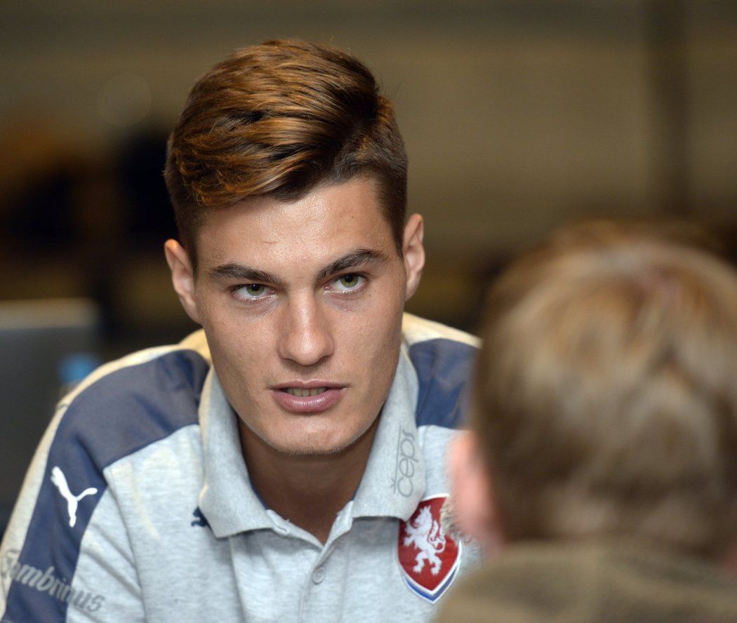 Patrik Schick na srazu reprezentačního áčka