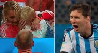 Messi rozplakal Robbenovi syna: Na MS mě zajímal jen titul