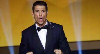 Ronaldo v euforii. Co zařval po vítězství ve Zlatém míči?