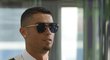 Cristiano Ronaldo při odletu z MS v Rusku