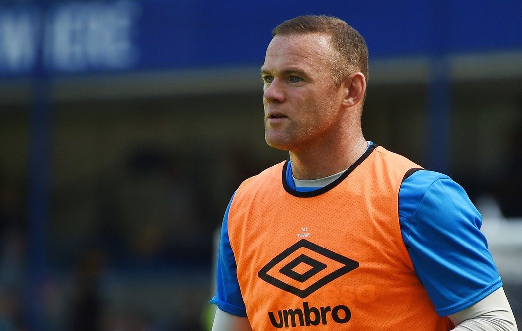 Útočník Evertonu Wayne Rooney